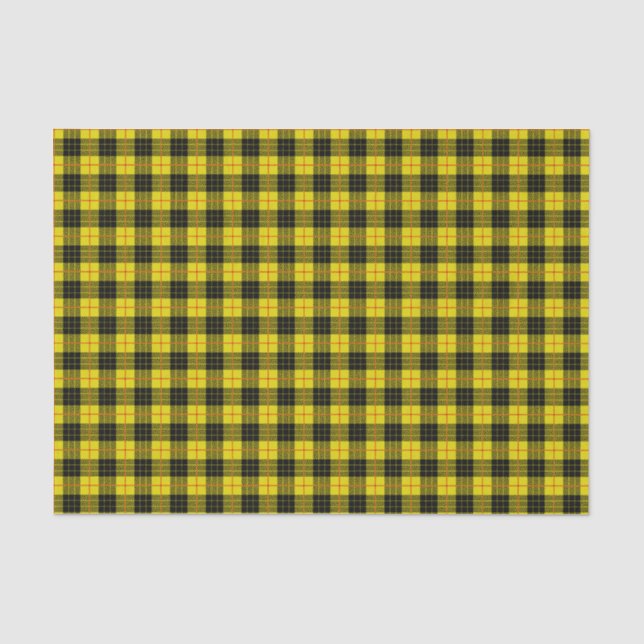 Papier Mousseline Plaque de tartan jaune noir urbain (Recto)