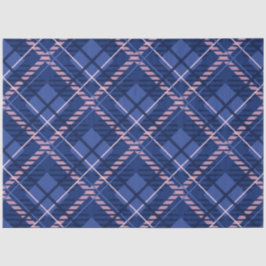 Papier Mousseline Plat bleu et rose