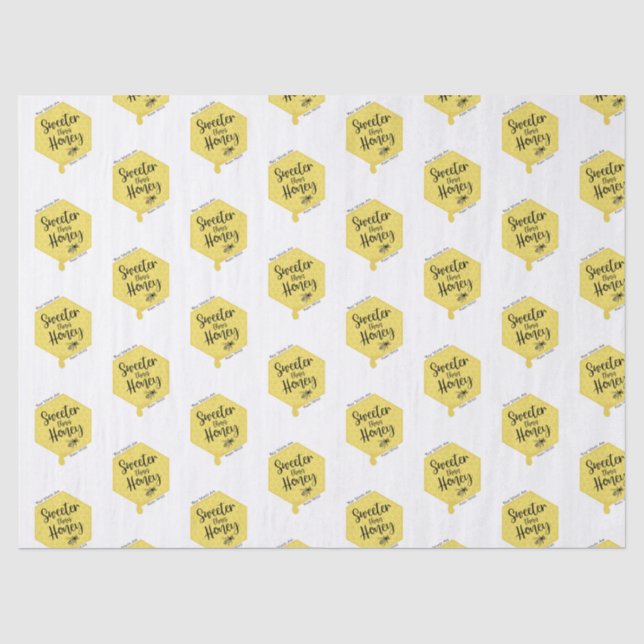 Papier Mousseline Plus doux que le miel (Recto)