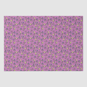Papier Mousseline Plutôt rose et violet et jaune