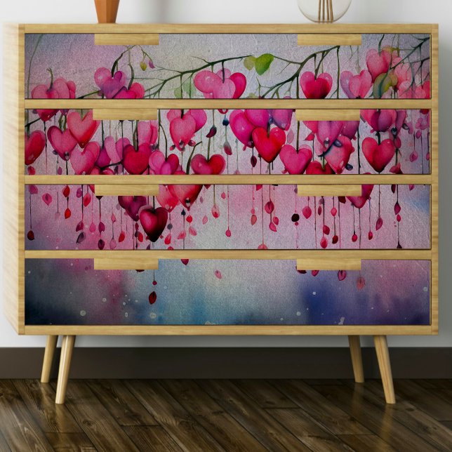 Papier Mousseline Poignée Fleurs du coeur Découpage Papier Tissu (Créateur téléchargé)
