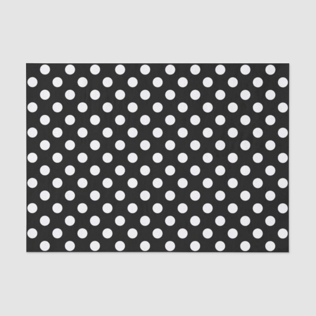 Papier Mousseline Point Polka blanc transparent - arrière - plan per (Recto)