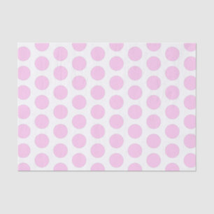 Papier Mousseline Point Polka Rose