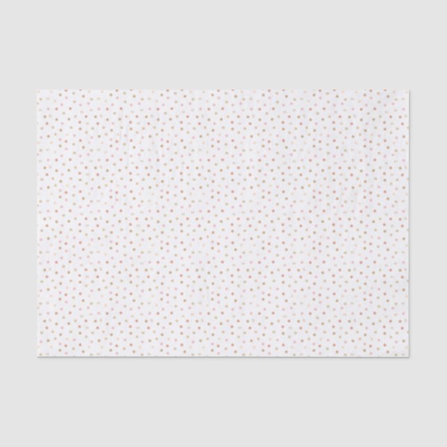 Papier Mousseline Pointeur rose et or (Recto)
