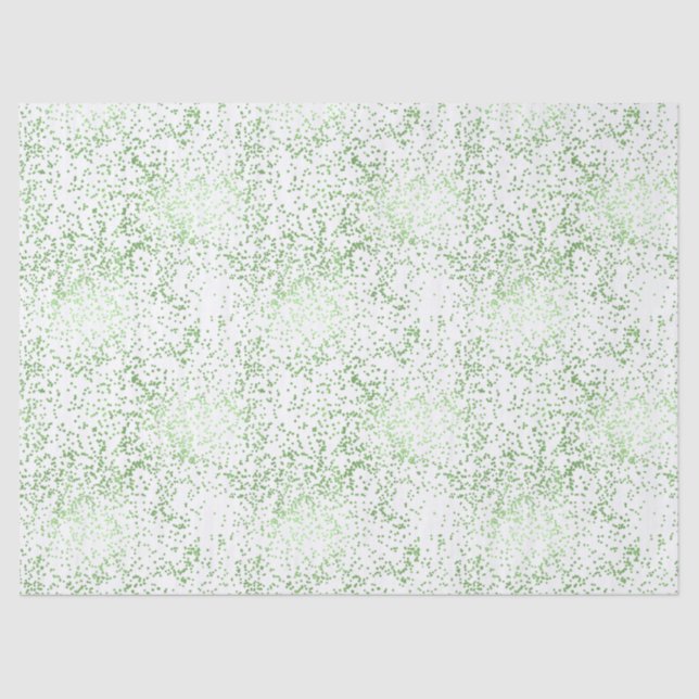 Papier Mousseline Points Confetti de menthe (Recto)