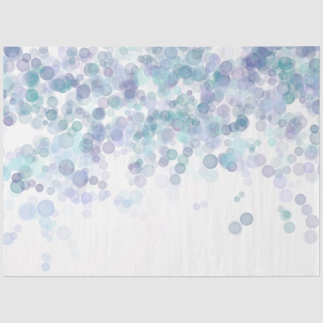 Papier Mousseline Points de livres modernes tendance bleu et blanc (Recto)