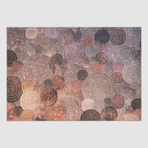 Papier Mousseline Points et cercles de Parties scintillant de luxe -
