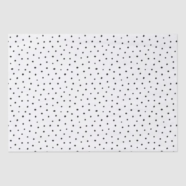Papier Mousseline Pois (Recto)