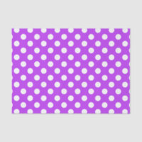 Pois blancs sur violet clair