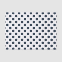 Pois bleu marine foncé