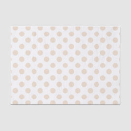Papier Mousseline Pois bronzage