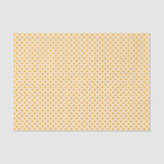 Papier Mousseline Pois Jaunes Sur Papier Tissu Crème