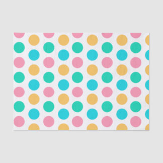 Papier Mousseline Pois lumineux de Pâques