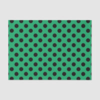 Pois noirs sur vert frais