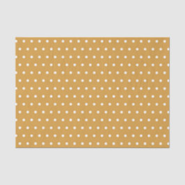 PAPIER MOUSSELINE POIS TAN & WHITE