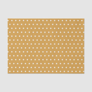 PAPIER MOUSSELINE POIS TAN & WHITE
