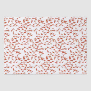 Papier Mousseline Poisson à la coque rouge