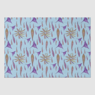 Papier Mousseline Poissons et rayons