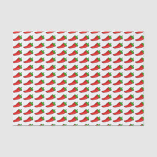 Papier Mousseline Poivrons de piment rouge