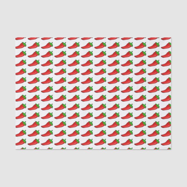 Papier Mousseline Poivrons de piment rouge (Recto)