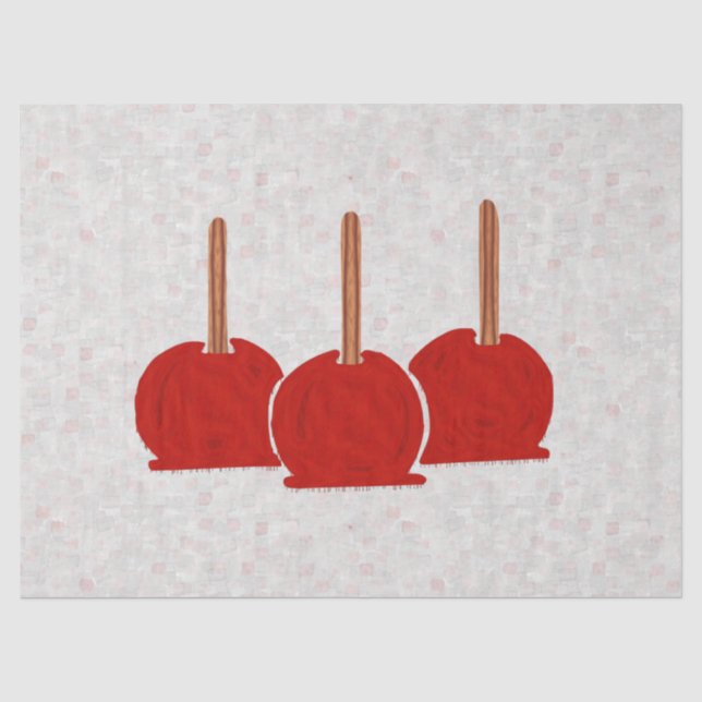 Papier Mousseline Pommes de bonbons A (Recto)