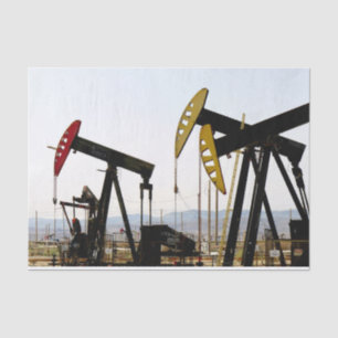 Papier Mousseline Pompes à pétrole à Taft Californie