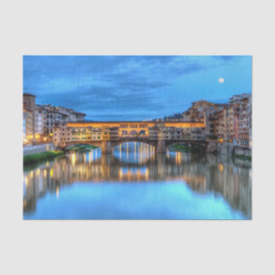 Papier Mousseline Pont Ponte Vecchio à Florence, Italie