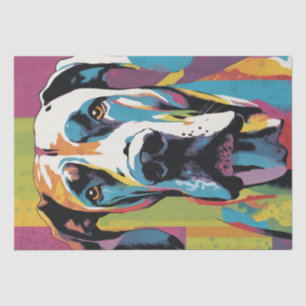 Papier Mousseline Pooch d'art pop : Glamour de Danse