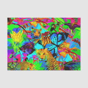 Papier Mousseline Pop Art Safari 10lb Papier Tissu