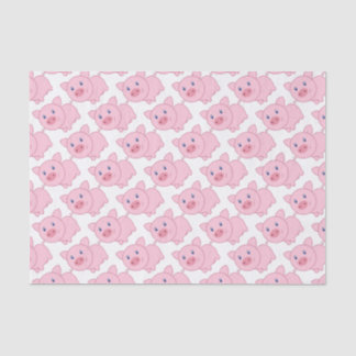 Papier Mousseline Porcs roses