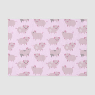 Papier Mousseline Portes et Motifs pour bébés roses mignons