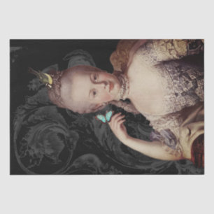 Papier Mousseline Portrait de Jeune Marie Antoinette modifié