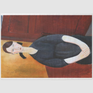 Papier Mousseline Portrait de Paulette Jourdain, Modigliani