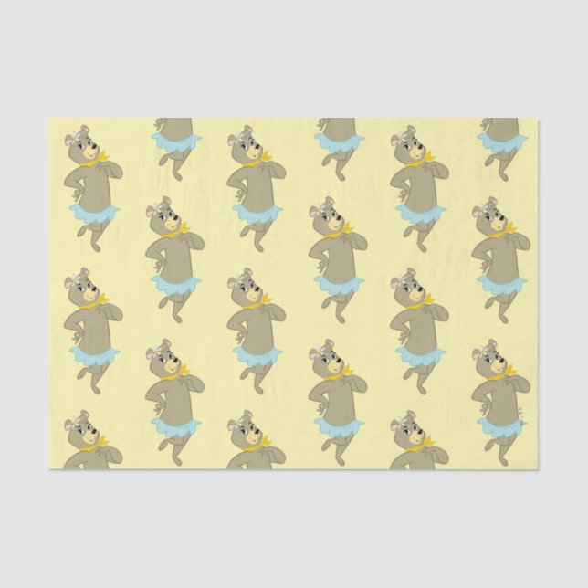Papier Mousseline Pose Joueuse de Cindy Bear (Recto)