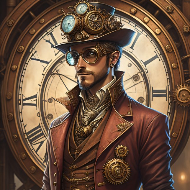 Papier Mousseline Post-appocalyptic Steampunk Man v12 (Créateur téléchargé)