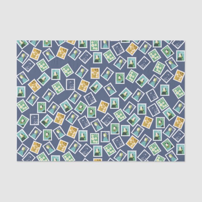 Papier Mousseline Postal Worker Tissue Paper (Recto)