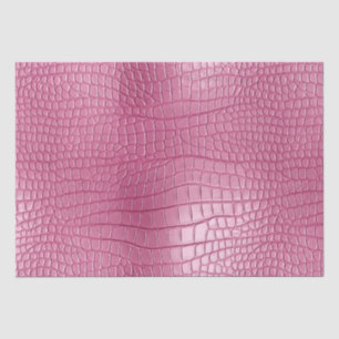 Papier Mousseline Poster de animal Alligator rose