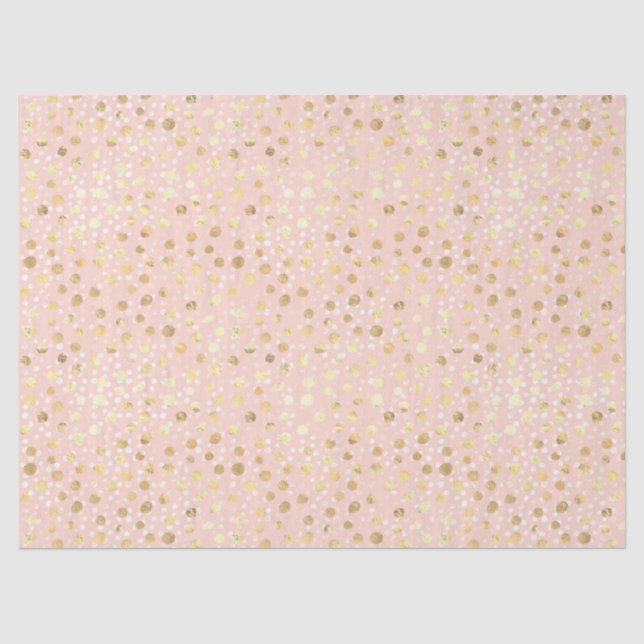 Papier Mousseline Poster de animal rose or    (Recto)