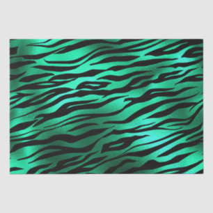 Papier Mousseline Poster de animal vert émeraude tendance