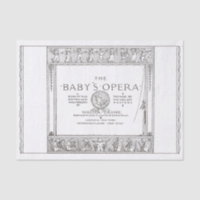 Poster Vintage pour enfants de l'Opéra Babys