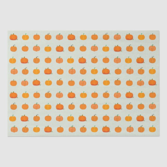 Papier Mousseline Potiron Patch (Recto)
