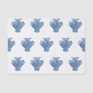 Papier Mousseline Pots à gingembre en chinoiserie Blue Willow