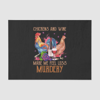 Papier Mousseline Poulet Et Vin
