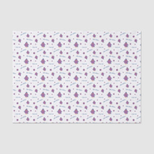 Papier Mousseline Poulet pourpre & Bleu Poulet