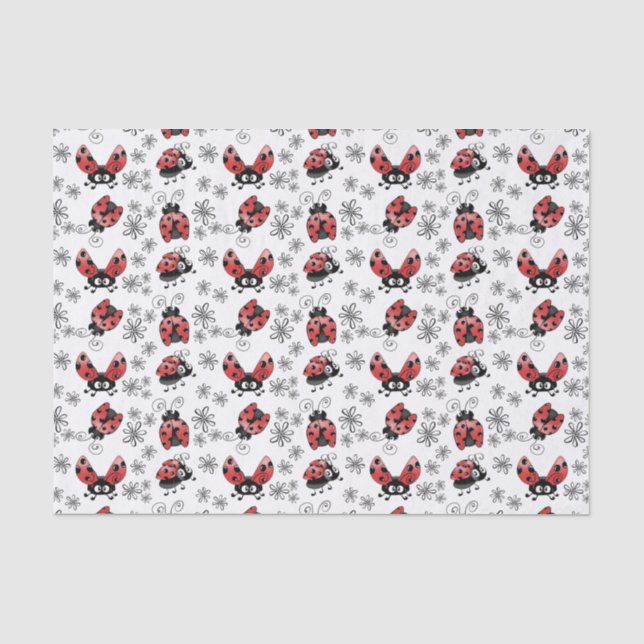 Papier Mousseline Poumons Léman Whimsical Avec Fleurs (Recto)
