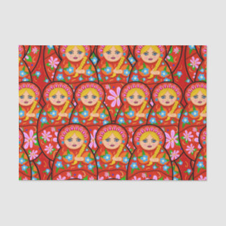 Papier Mousseline Poupée russe d'emboîtement - Matryoshka