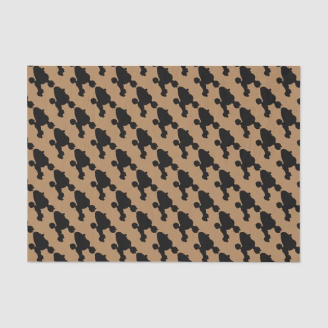 Papier Mousseline Pour l'amour des chiens de caniche (Recto)