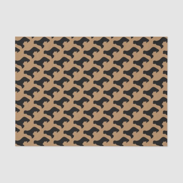 Papier Mousseline Pour l'amour des chiens de Terre-Neuve (Recto)