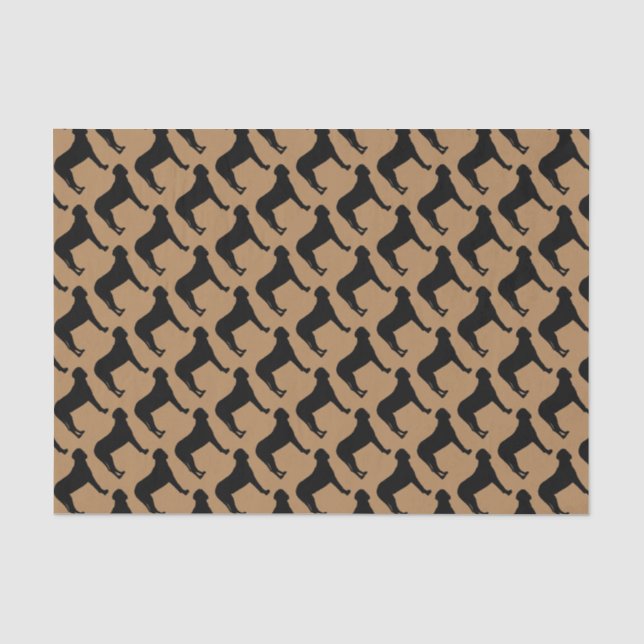 Papier Mousseline Pour l'amour des chiens rhodésiens (Recto)