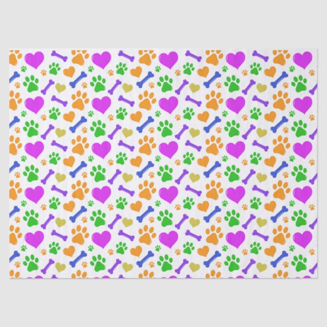 Papier Mousseline Pour Le Papier Tissus Chiens (Recto)
